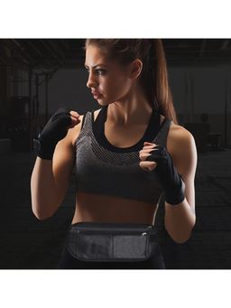 Cimoni - Black Stylish Classy Unique Design Short trip Waist Bag For Unisex