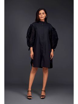 Deepika Arora - Black Shirt Dress