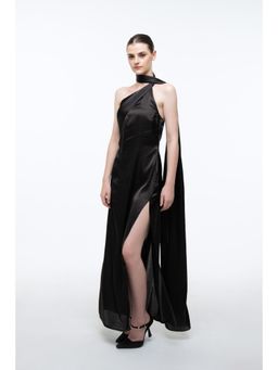 SOTBELLA - Drape High Neck Dress