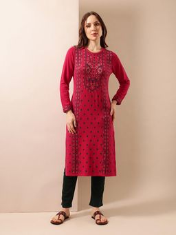 ISHIN - Pink Printed Kurta