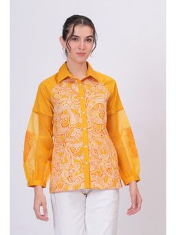 Zolo Label - Mustard Printed Shirt