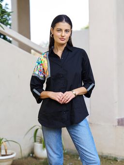 Zolo Label - Black Printed Shirt