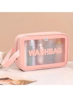 NFI Essentials - Pink Cosmetic Travel Organizer Womens Makeup Pouch