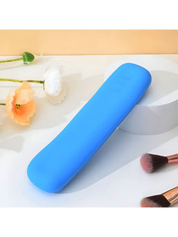 NFI Essentials - Blue Cosmetic Organizer Womens Makeup Brush Pouch