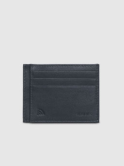 SENNES - Nappa Super Soft Black Card Case (S)