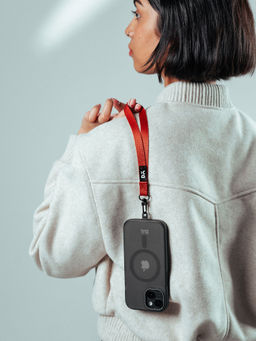 DailyObjects - Red Wrist Lanyard - Strap