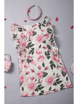 One Friday - Girls Pink Rosa Dress