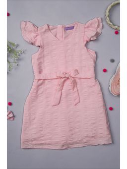 One Friday - Kids Girls Pink Solid Dress