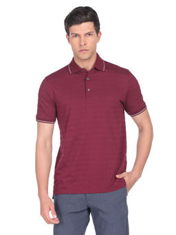 Arrow - Tipped Jacquard Polo Shirt
