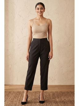 First Resort by Ramola Bachchan - Black Slim Fit Pants