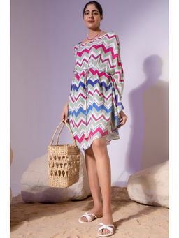 First Resort by Ramola Bachchan - Multi Colour Dress