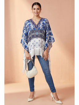 First Resort by Ramola Bachchan - Multi Colour Kaftan
