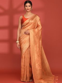 Taashi - Root-Bound Cadence Beige Saree