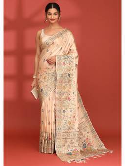 Taashi - The Moss-Grown Thicket Multi-Color Saree