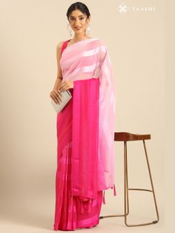 Taashi - Velvet Sunset Multi-Color Saree