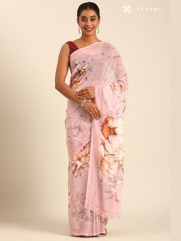 Taashi - Roseate Horizon Blend Pink Saree