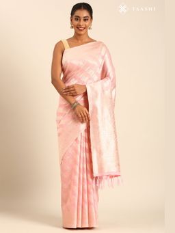 Taashi - Alabaster Buds Beige Saree