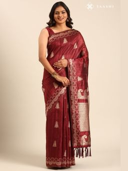 Taashi - Emergent Apex Beige Saree