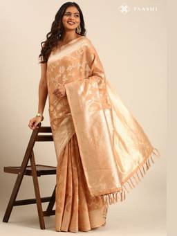 Taashi - Metallic Tussar Contemporary Woven Saree
