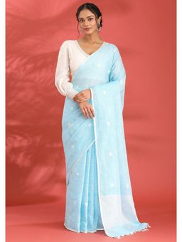 Taashi - The Infinite Dot Multi-Color Saree