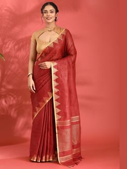 Taashi - The Pomegranate Resonance Multi-Color Saree