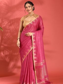 Taashi - The Bougainvillea Rhythm Multi-Color Saree