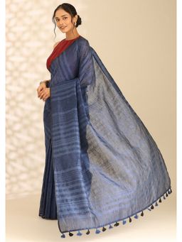 Taashi - The Indigo Lode Multi-Color Saree