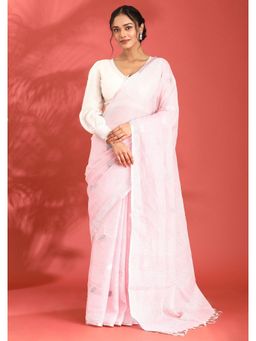 Taashi - The Rhubarb Glow Multi-Color Saree