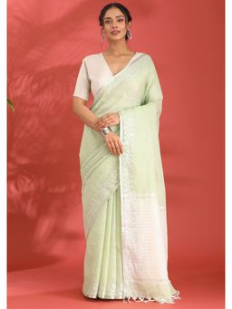 Taashi - The Frosted Willow Multi-Color Saree