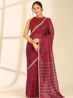 Taashi - The Berry Coordinate Multi-Color Saree