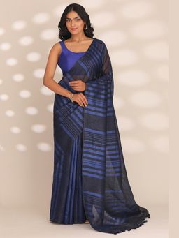 Taashi - The Serene Lattice Multi-Color Saree