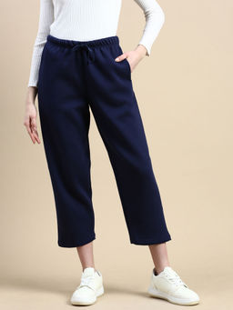 De Moza - Navy Blue Women's Casual Pant