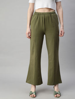 De Moza - Olive Women's Casual Pant