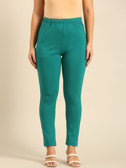 De Moza - Sea Green Women's Casual Leggings