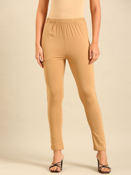 De Moza - Beige Women's Casual Leggings