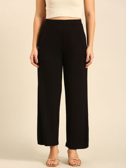 De Moza - Black Women's Casual Palazzo