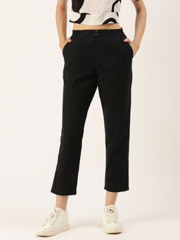 De Moza - Black Women's Casual Pant
