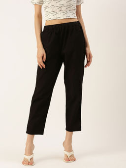 De Moza - Black Women's Casual Pant