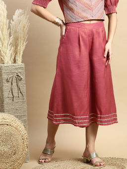 De Moza - Dark Pink Women's Culottes