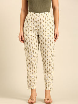 De Moza - Off White Women's Casual Pant