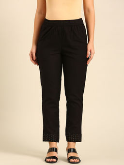 De Moza - Black Women's Casual Pant