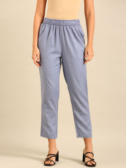 De Moza - Powder Blue Women's Casual Pant