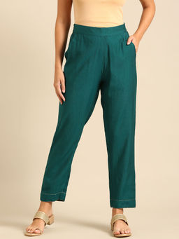 De Moza - Peacock Green Women's Pant