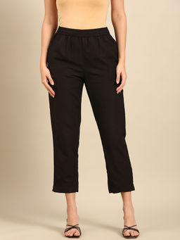 De Moza - Black Women's Casual Pant