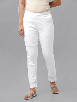 De Moza - Off White Women's Casual Pant