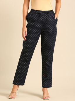 De Moza - Navy Blue Women's Pant
