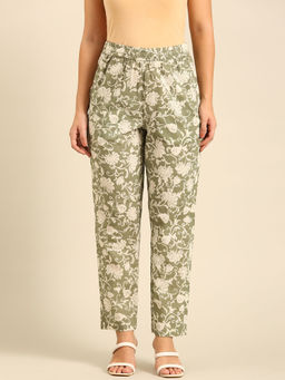 De Moza - Mint Green Women's Casual Pant