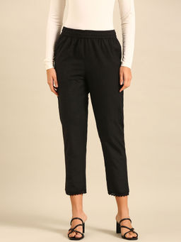 De Moza - Black Women's Casual Pant