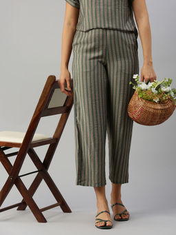 De Moza - Green Women's Casual Palazzo