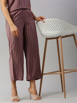 De Moza - Purple Women's Casual Palazzo